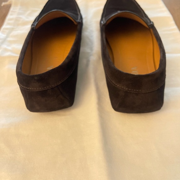 Prada Suede Driving Shoes in Brown/Coffee Men’s Size 10.5 - Picture 5 of 7